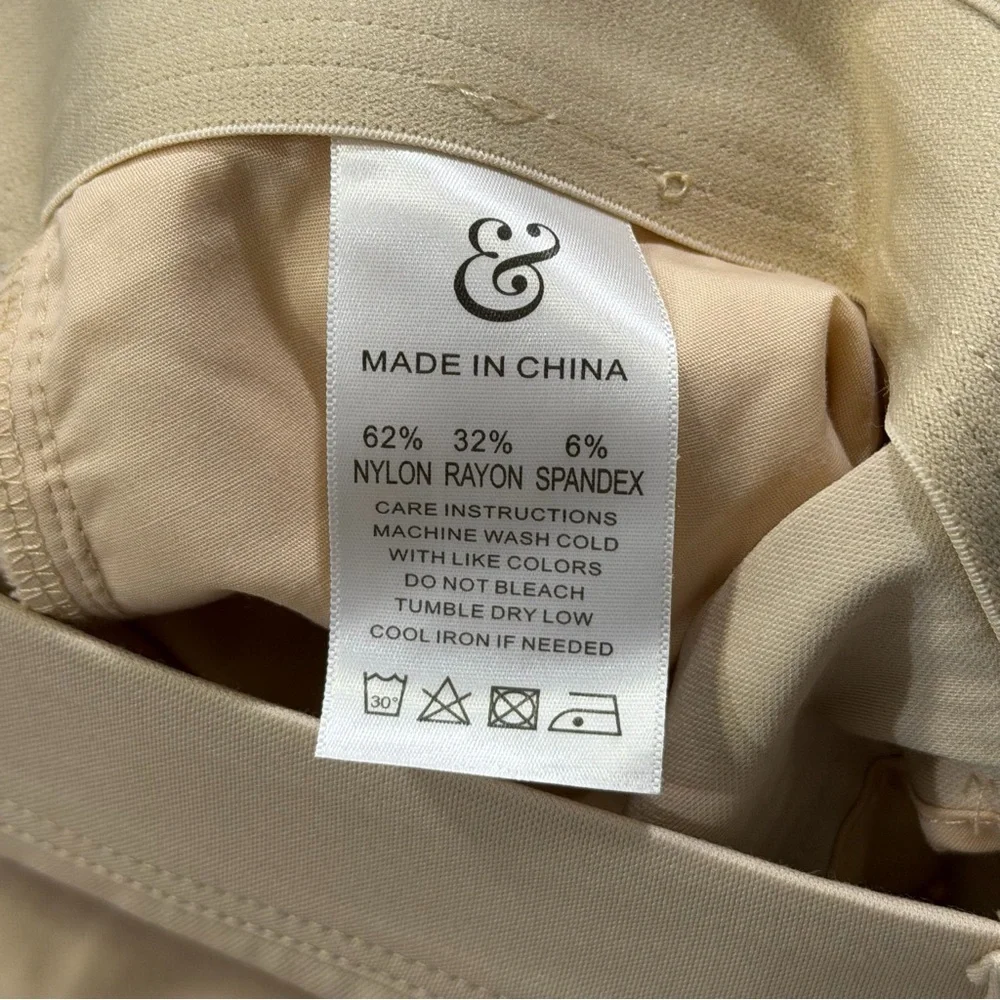 Collars and & Co NWT 32/30 Stone CEO Tech Pull On Pants Stretch Golf Athleisure
